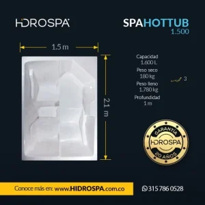 SPA HOTTUB 1.500