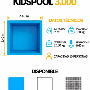 PISCINA KIDS POOL 3.000
